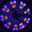 16 LED Bicycle Wheel Spoke Lights, 42 Patterns, Waterproof, 16cm 6