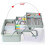 3-Layer Plastic Dividing Storage Box Craft Organizer and Storage with Adjustable Spacers Portable Handled Organizer 2