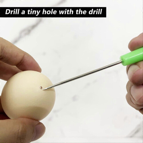 Easy Egg Blower Empty Egg Tools One Hole Egg Pump and Drill Easter Egg Maker Supplies Ukrainian Egg 2