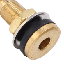 10pc Tubeless Valve Stems Brass TR618A
