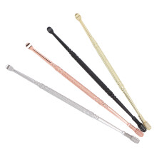 Double End Ear Spoon Stainless Steel 4 Colours Spiral Earwax Remover Tool