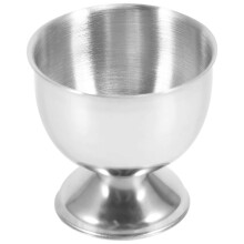 Eierbeker, eierschaal roestvrijstalen zachtgekookte eierbekerhouder Standaard vaatwasserbestendig (4 pakjes)