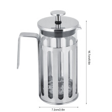 Stainless Steel Glass French Press Coffee Maker 350ML Household Tea Pot