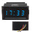 Auto LED Digital Clock Waterproof Dustproof  DC4.5-30V Blue Car Accessory 1