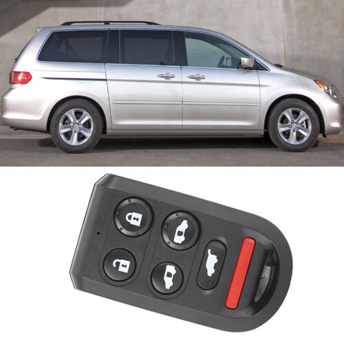 Honda Odyssey Key Shell 5+1 Tasten ABS Schwarz