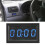 Digital Car Clock with LED Light Blue Reliable Electronic Accessory Easy Fit 4