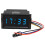 Auto LED Digital Clock Waterproof Dustproof  DC4.5-30V Blue Car Accessory 2