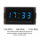 Auto LED Digital Clock Waterproof Dustproof  DC4.5-30V Blue Car Accessory 8