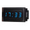 Auto LED Digital Clock Waterproof Dustproof  DC4.5-30V Blue Car Accessory 11
