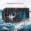 Auto LED Digital Clock Waterproof Dustproof  DC4.5-30V Blue Car Accessory 13