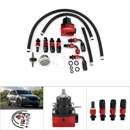 Universal 3 Port Fuel Regulator with Gauge 2
