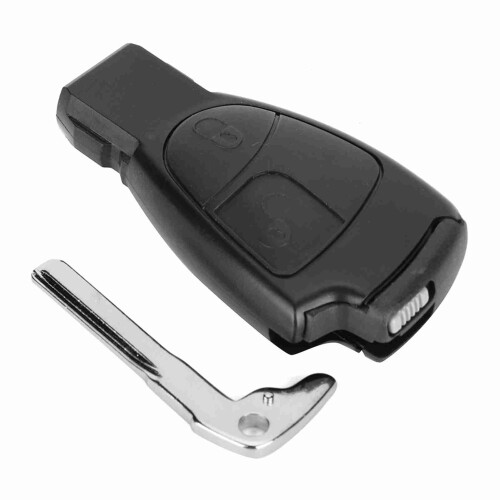 2-Button ABS Car Remote Key Shell for Mercedes Benz (2001-2010) Black 2
