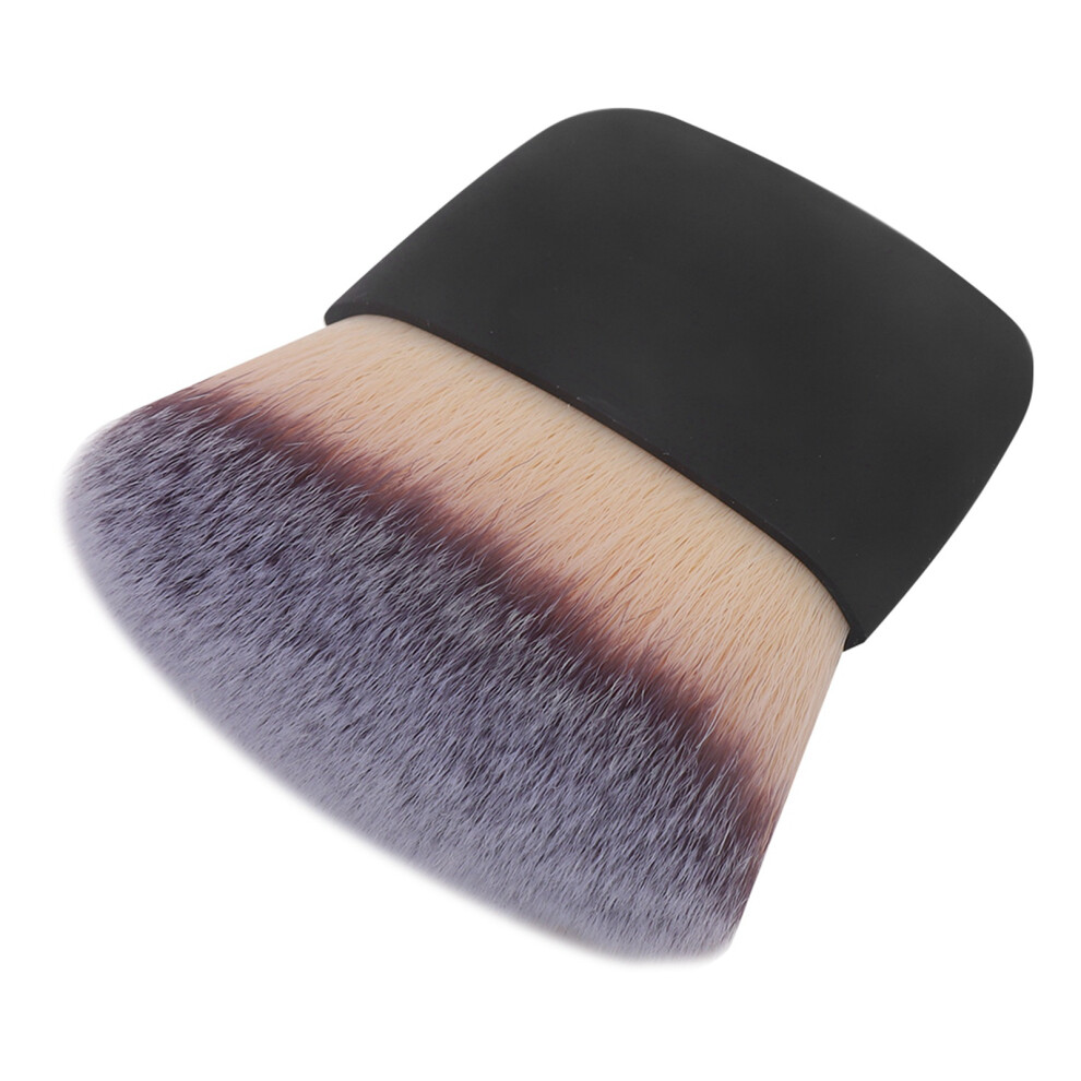 Black Mini Makeup Brush Portable Soft Loose Powder Blush Tool For Face Beauty