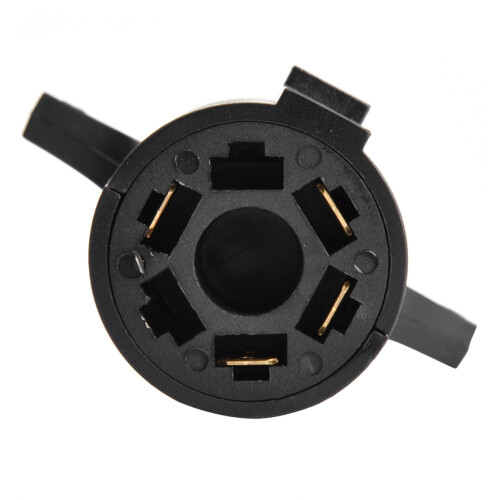 12V 7 to 4 Pin Trailer Light Plug Cable Adapter for Trucks, Durable Plastic 2