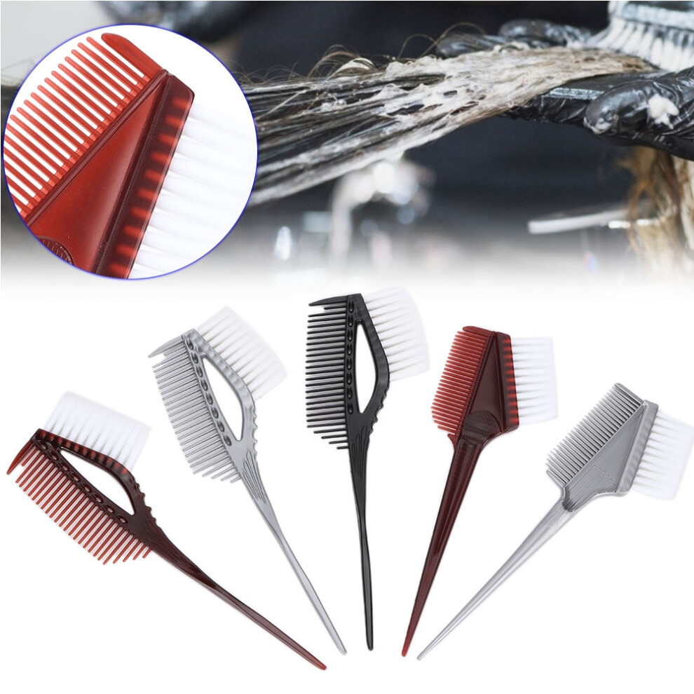 5Pcs Hair Dyeing Comb Brush Set