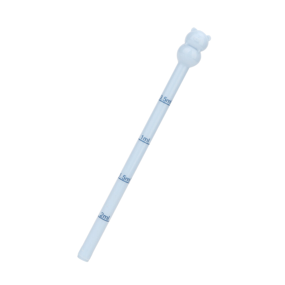 Portable Baby Medicine Dispenser Syringe with Calibration (Blue)