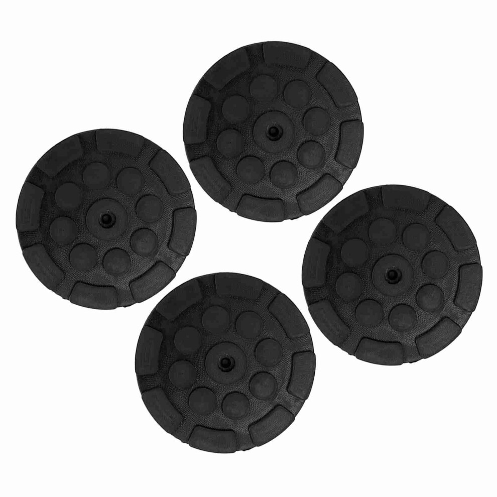 4 Pcs Heavy Duty Rubber Car Jacking Lift Pads For Auto Repair Black 8701393183470