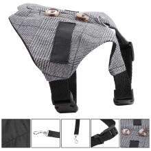 Breathable Small Pet Harness and Leash Soft Gentle Fit for Rabbits (M)