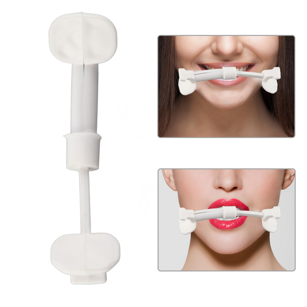 White Smile Corrector Facial Muscle Exerciser Â Face Lift & Lip Shape Tool,