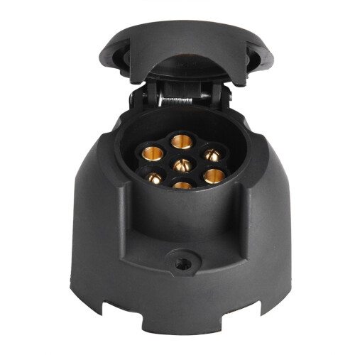 Robust Waterproof 12V 7 Pin Round Socket Cable for Truck Trailer Lighting 2