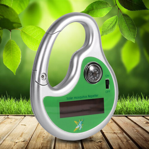 Portable Solar Mosquito Insect Killer Repeller with Compass, 9x7cm 2