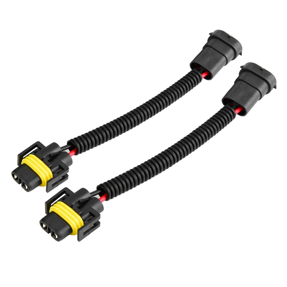 2Pcs H11 Connector Adapters For Heavy-Duty Headlight/Fog Lamp Retrofit 8421393185396