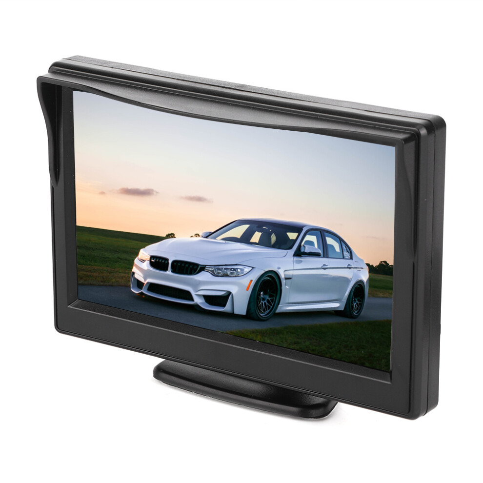 5.0In Car Tft Lcd Monitor With 2Ch Video Input & Waterproof Night Vision Camera 8181393258208