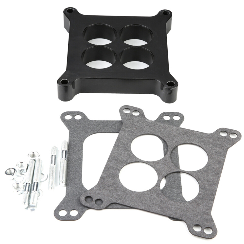 1" Ported Phenolic Carburetor Spacer 4Bbl Sbc Bbc For Square Bore Holley 4991393258009