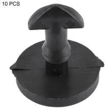 10pcs Black Car Door Fastener Clips for Land Rover LR2 LR3 LR4 (2006-2015)