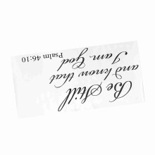 Durable PVC Bible Verse Wall Decal 60x30cm Religious Home Decor