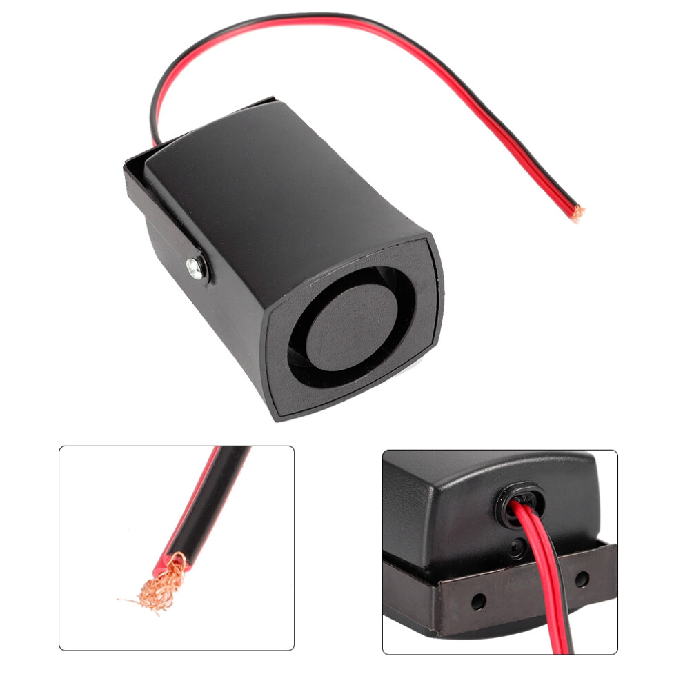 Reversing Alert 12V 115Db Car Buzzer Beeper Universal Back-Up Horn Black 8481393264255