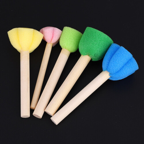 Colourful Sponge Painting Tools