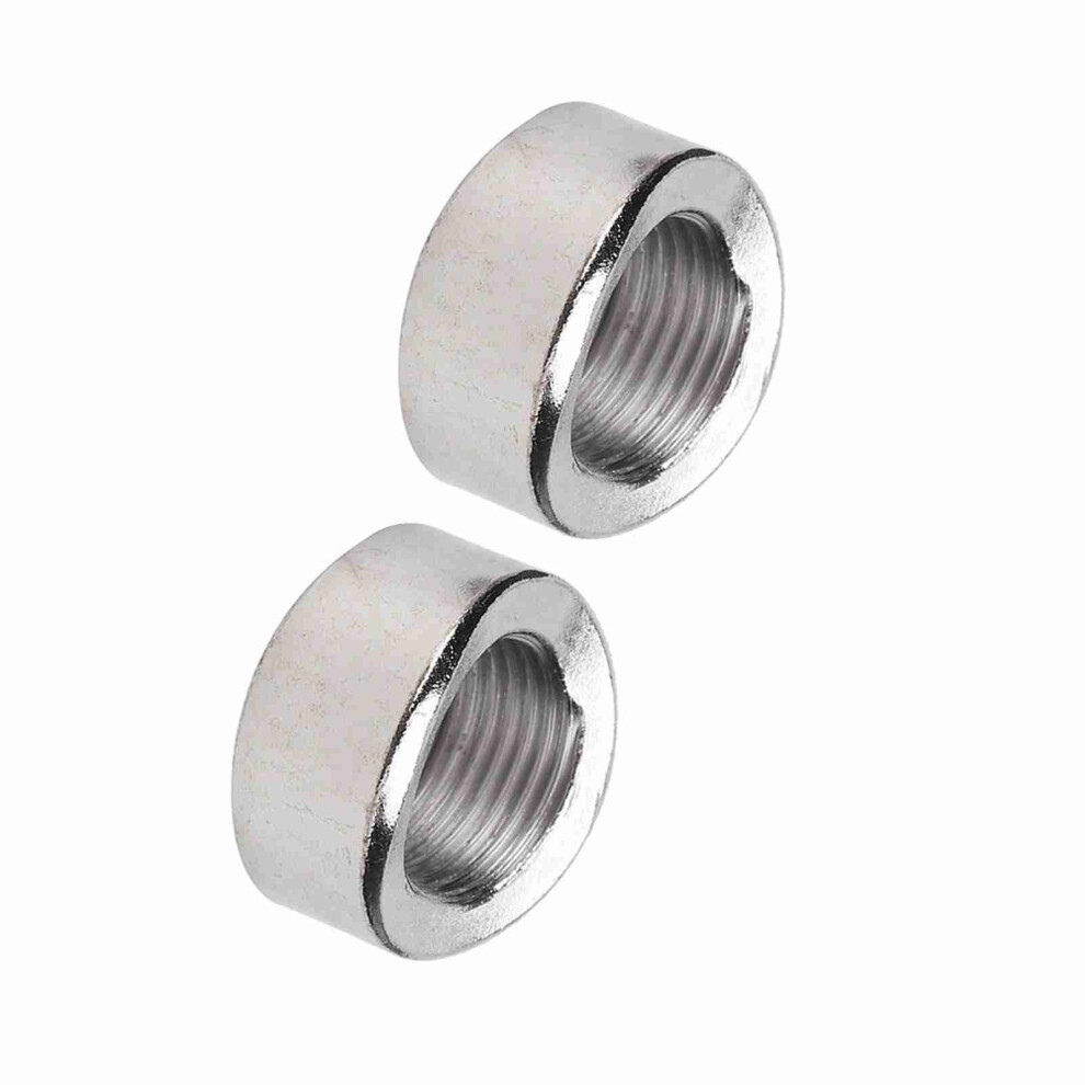 2Pcs Iron M18 X 1.5 Notched Nut Bung For Oxygen Sensors 8731393264206