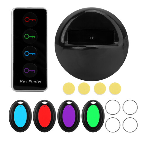 Wireless 5 Kit Key Wallet Finder Remote with 30-40m Range & LED Flashlight 1