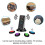 Wireless 5 Kit Key Wallet Finder Remote with 30-40m Range & LED Flashlight 7