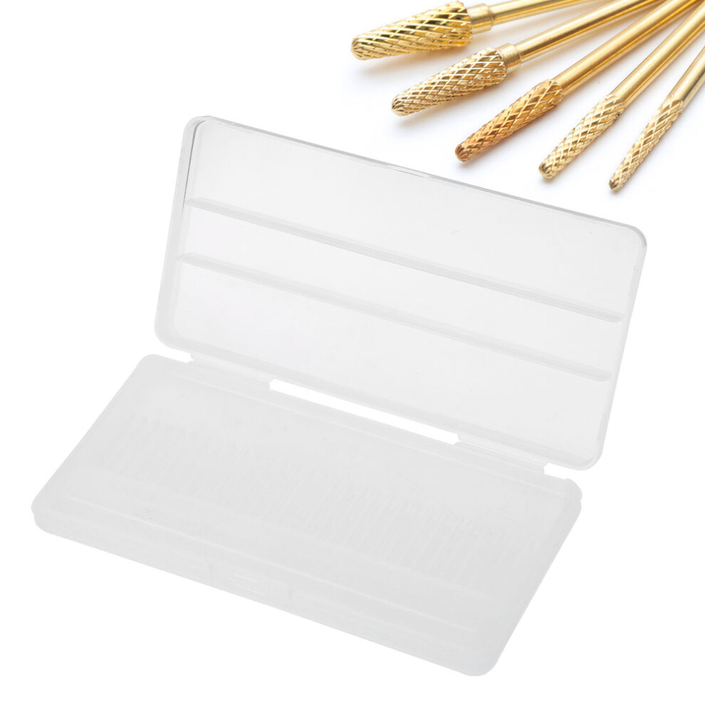 30 Hole Nail Drill Bit Storage Box