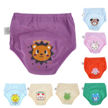 8PCS Baby Waterproof Diapers Toddler Potty Training Pants 90cm Green/Pink