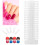 Nail Gel Color Display Cards Double Sided Practice Samples Transparent 36 Tips 11