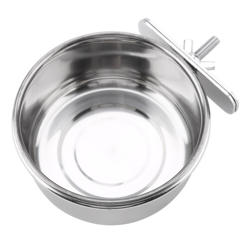 Stainless Steel Parrot Feeding Bowl – Durable, Rust-Resistant, Easy Clean