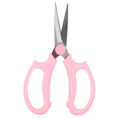 Pink Floral Scissors Pruning Shears Multi-function Garden & Flower Cutting Tool 2