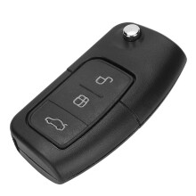 Black 3 Buttons 433MHz Car Key Remote for Focus Mondeo Fiesta Galaxy