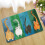 Katzen Design Teppich 40x60cm Naturkautschuk 8