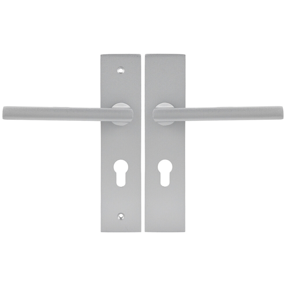 European Style Indoor Door Handle Lock With Keys, Space Aluminum 3291393199496