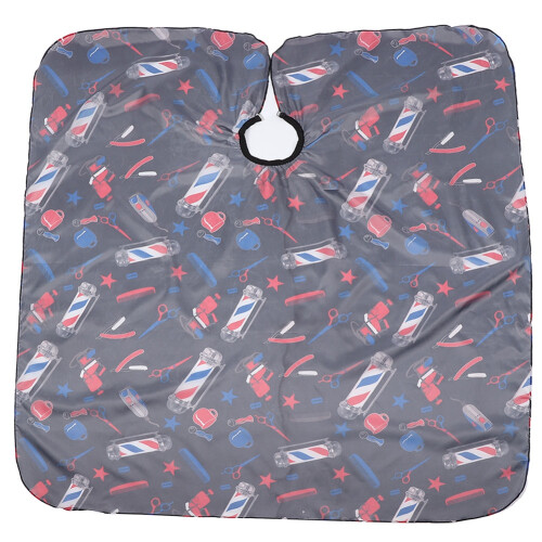Versatile Hair Cutting Cape Black 160cm