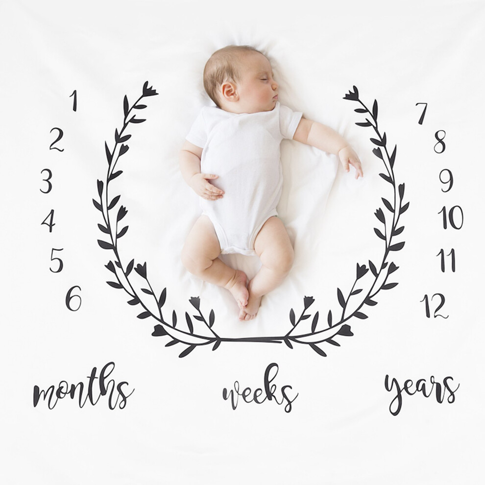 Growth Journey Milestone Blanket