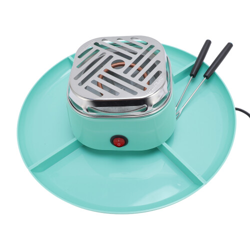 Elektrischer Indoor-S'mores-Maker mit 4 Fächern, einstellbare Temperatur, EU-Stecker, 220V