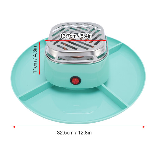 Elektrischer Indoor-S'mores-Maker mit 4 Fächern, einstellbare Temperatur, EU-Stecker, 220V 1