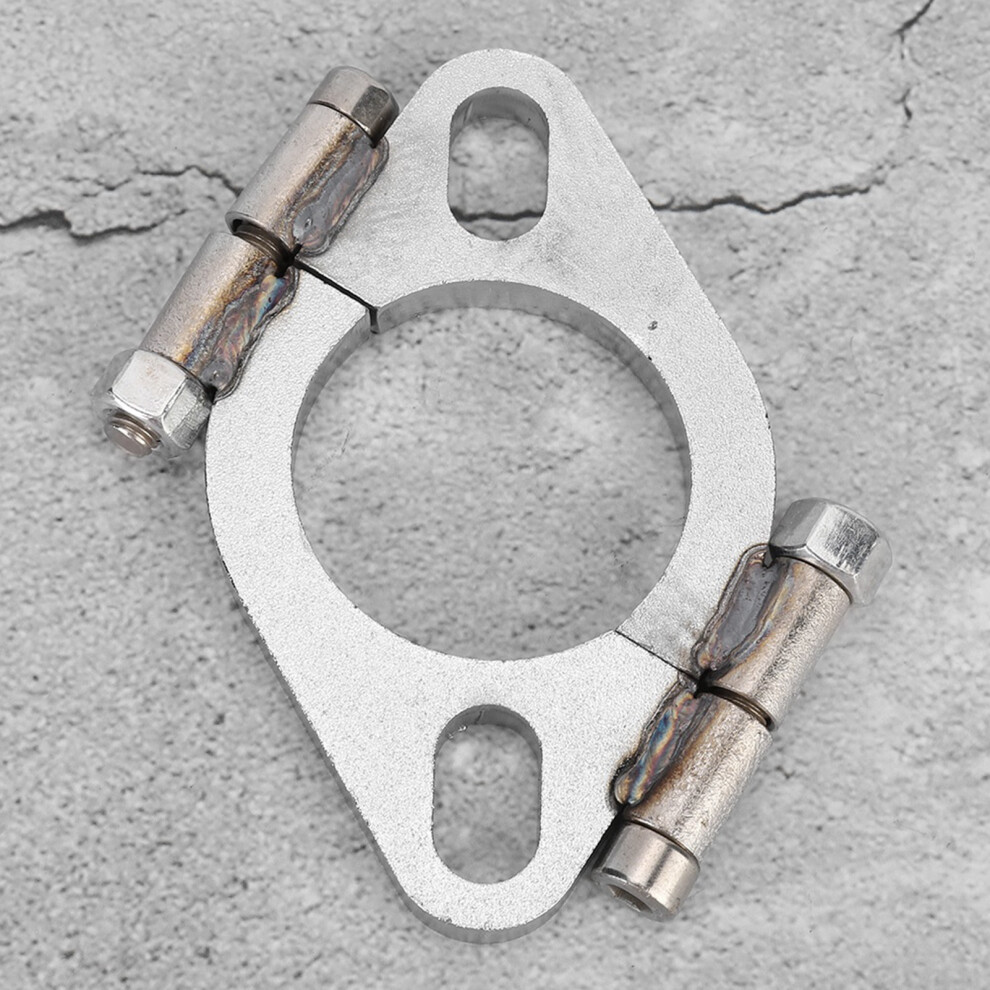 2-Inch Flat Oval Split Repair Exhaust Flange Replacement - Steel, 86X51mm 6901393200784