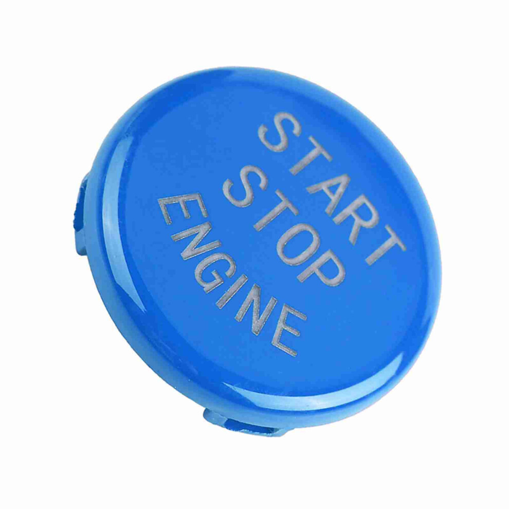 E Disk Bottom Start Button Cover For Bmw 3/5/X Series | Durable Abs Blue 9481393200863