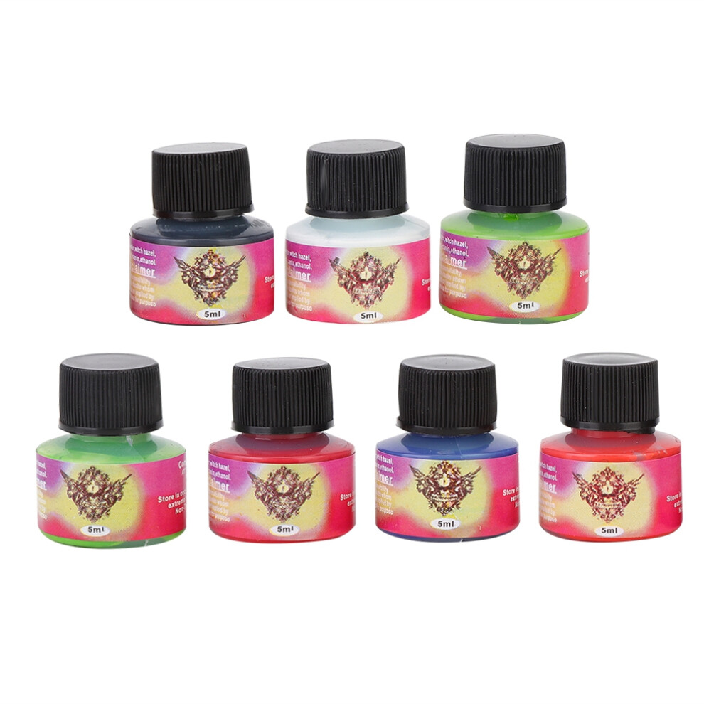 14 Colors Tattoo Ink Set - 5ml Long Lasting Practice Pigments